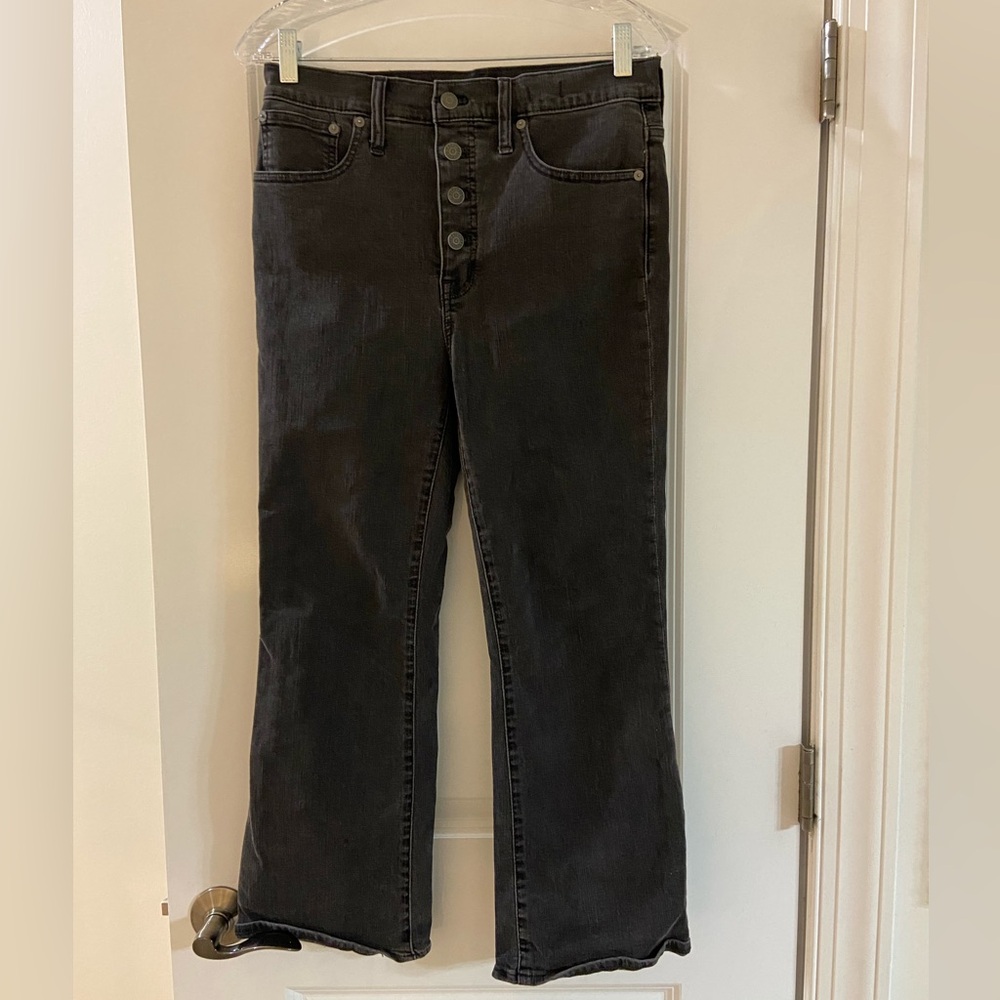 Madewell Women's Charcoal Boot Cut Jeans